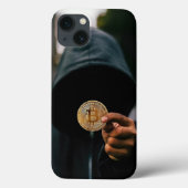 Satoshi Gold Bitcoin Case-Mate iPhone Case (Achterkant)