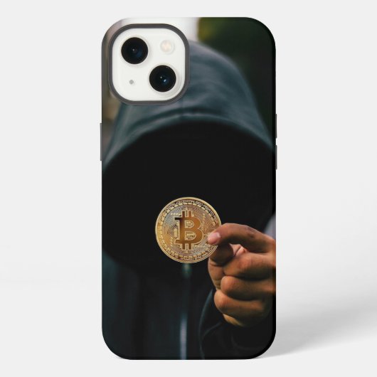 Satoshi Gold Bitcoin iPhone Hoesje (Achterkant)