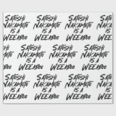 SATOSHI NAKAMOTO IS EEN WEEABOO CADEAUPAPIER (Vlak)