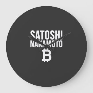 Satoshi Nakamoto White Editie Grote Klok