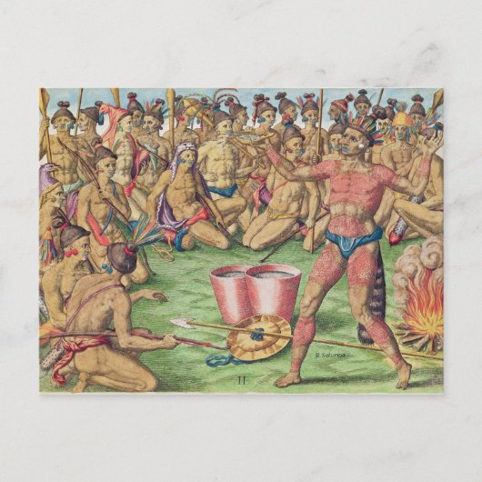 Satoutiona Prepares for Battle Briefkaart (Voorkant)
