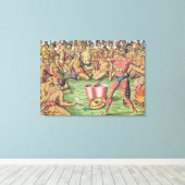 Satoutiona Prepares for Battle Canvas Afdruk (Insitu (Houten vloer))