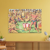 Satoutiona Prepares for Battle Canvas Afdruk (Insitu (Woonkamer))