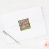 Satoutiona Prepares for Battle Vierkante Sticker (Envelop)