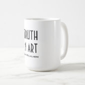 SatRealism TRUTH IN ART mok (Voorkant rechts)