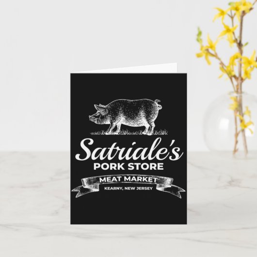 Satriale’s Rk Store Kearny New Jersey Kaart (Gele Bloem)