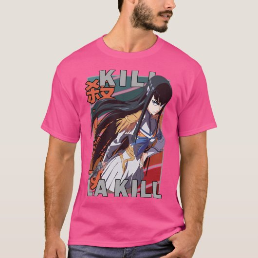 Satsuki Kiryuin Kill La Kill Kiru Ra Kiru Cool Ani T-shirt (Voorkant)