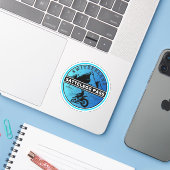 Sattelegg pass Zwitserse-alpen motortour Sticker (Laptop met iPhone)