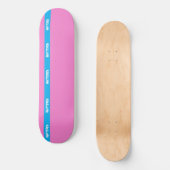 Sattered tape persoonlijk skateboard (Voorkant)
