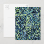 SATURATIE (abstract kunstontwerp) ~ Briefkaart (Voorkant / Achterkant)