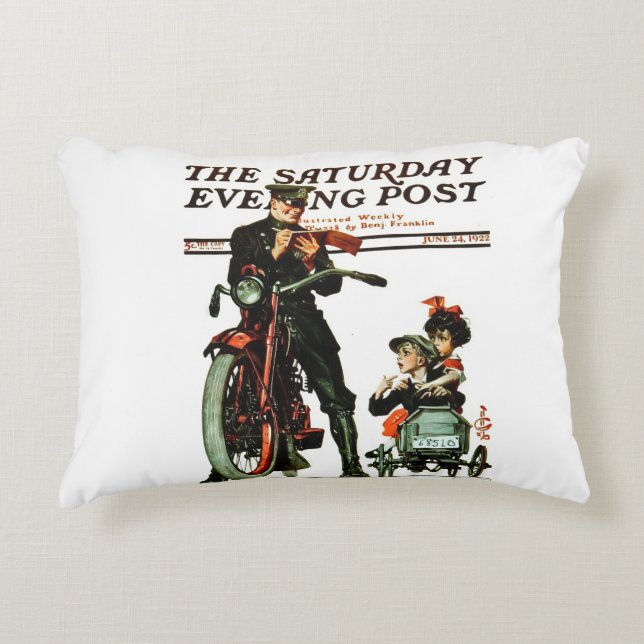 Saturday Evening Post  Accent Kussen (Voorkant)
