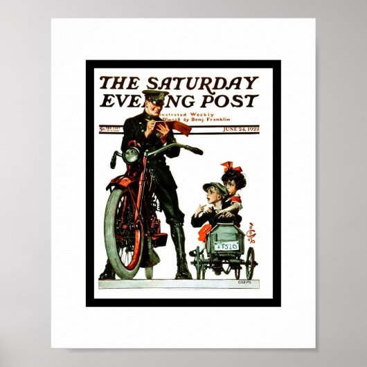 Saturday Evening Post Art Poster (Voorkant)