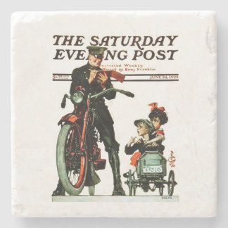 Saturday Evening Post  Stenen Onderzetter