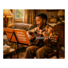 Saturday Guitar Practice Perfect Poster