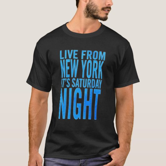 Saturday Night Live Het is zaterdagavond kaft T-shirt (Voorkant)