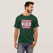 Saturdays are for Alabama T-shirt (Voorkant volledig)
