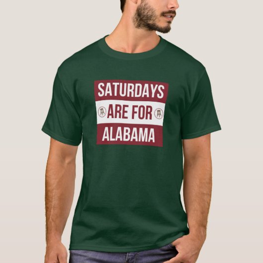 Saturdays are for Alabama T-shirt (Voorkant)