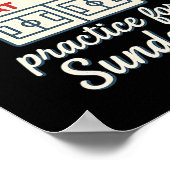 Saturdays Practice For Sundays Soccer Parent Novel Poster (Hoek)