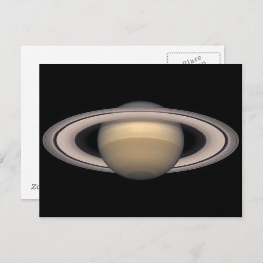 Saturn 1999 Briefkaart, cadeau voor wetenschap en  Briefkaart (Voorkant / Achterkant)