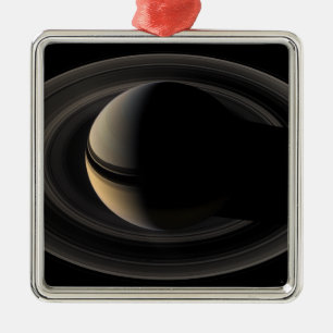 Saturn 3 metalen ornament