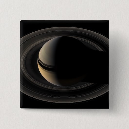 Saturn 3 vierkante button 5,1 cm (Voorkant)