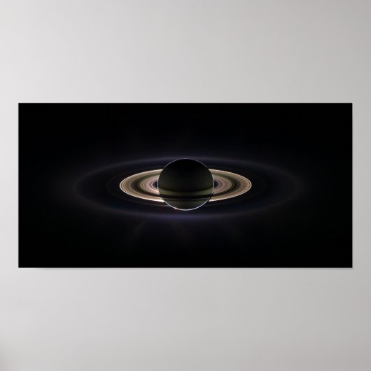 Saturn Aglow Poster (Voorkant)