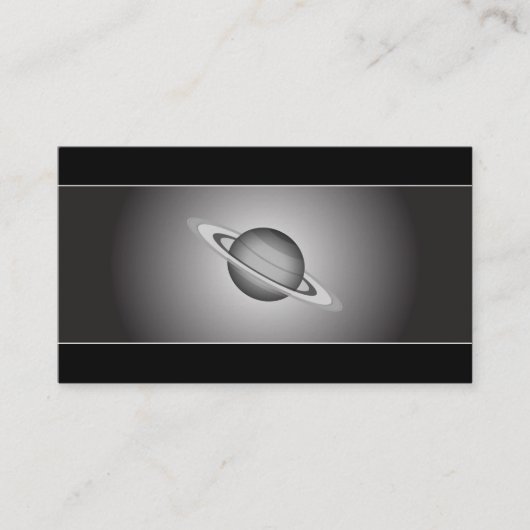 Saturn - Astronomie Visitekaartje (Voorkant)