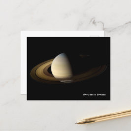 Saturn at Spring Equinox, Cassini-Huygens Briefkaart