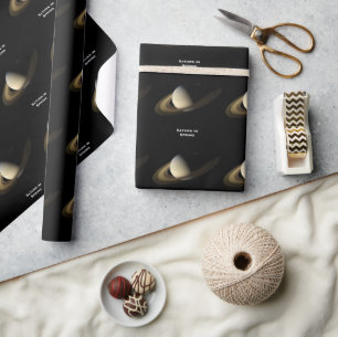 Saturn at Spring Equinox, Cassini-Huygens Cadeaupapier