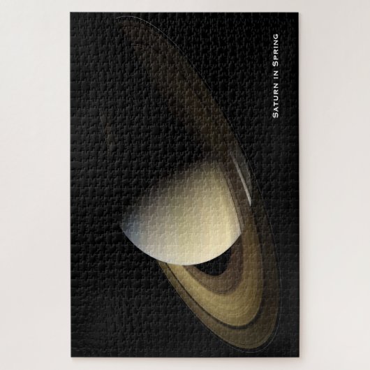 Saturn at Spring Equinox, Cassini-Huygens Legpuzzel (Verticaal)