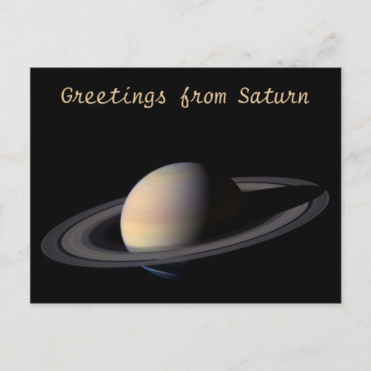 Saturn Briefkaart (Voorkant)