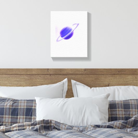 saturn canvas afdruk (Insitu (Slaapkamer))