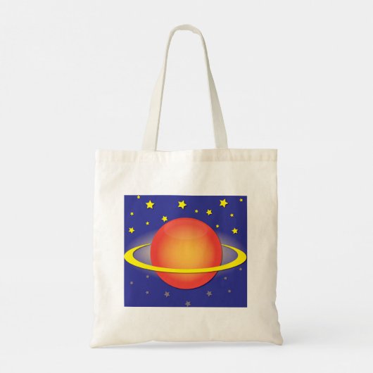 Saturn Canvas tas (Achterkant)