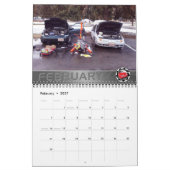 Saturn Car Club Aangepaste afgedrukte agenda Kalender (Feb 2027)