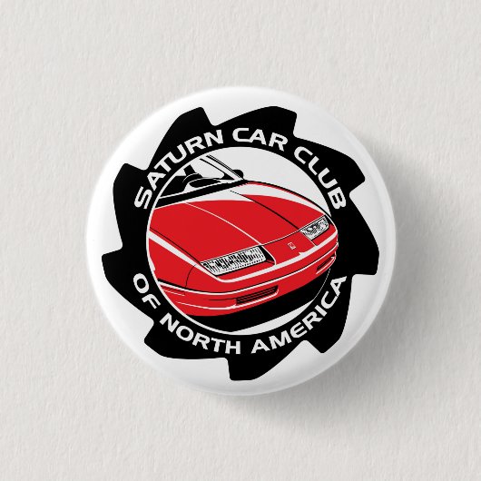 Saturn Car Club Button (Voorkant)