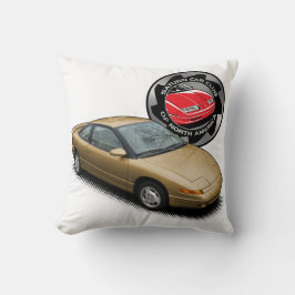 Saturn Car Club en '91 Coupe 16-inch Pillow Kussen