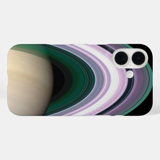 Saturn Case-Mate iPhone Case (Achterkant (horizontaal))
