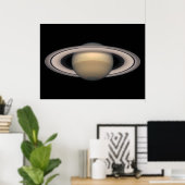 Saturn Colossal Poster - gift ruimte en astronomie (Thuiskantoor)
