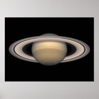 Saturn Colossal Poster - gift ruimte en astronomie