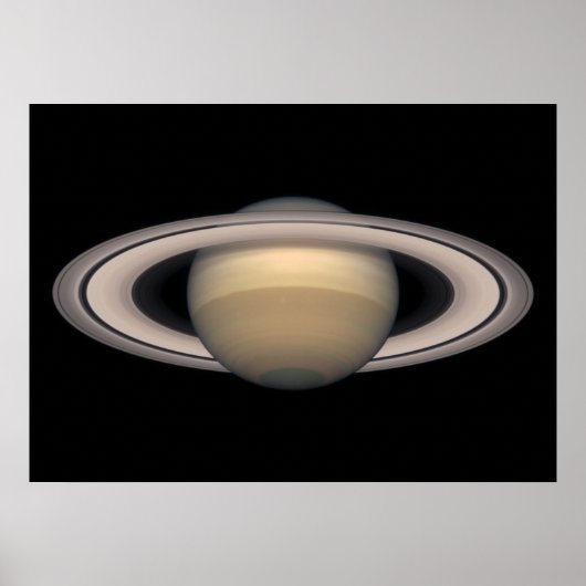Saturn Colossal Poster - gift ruimte en astronomie (Voorkant)