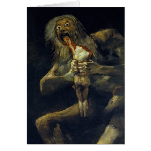 Saturn Devouring Zijne Zoon door Francisco de Goya