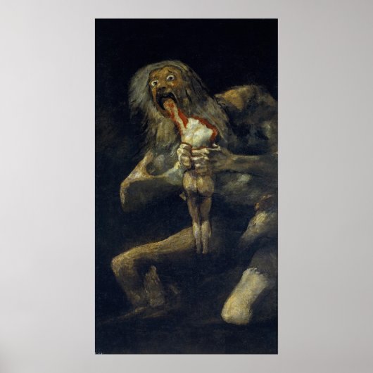 Saturn Devouring Zijne Zoon (onberispelijke hoge k Poster (Voorkant)
