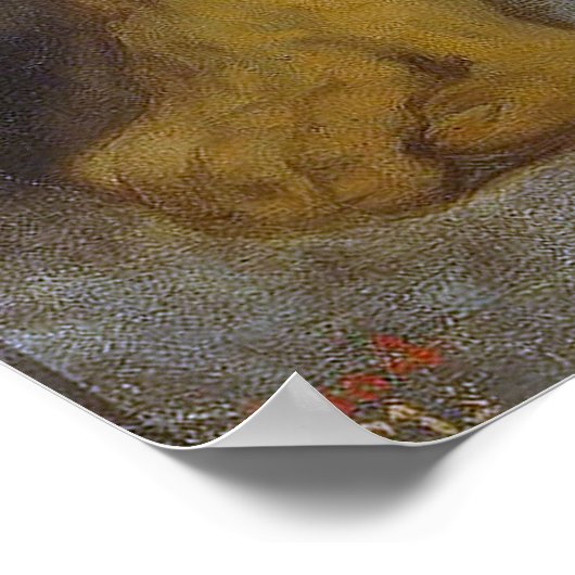 Saturn Devours Een van zijn zonden van Peter P Rue Poster (Hoek)