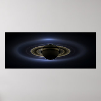 Saturn Eclipse 3 Poster