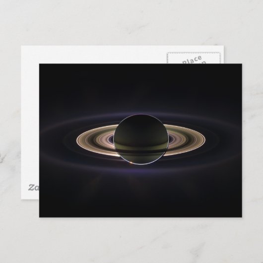 Saturn Eclipse Briefkaart (Voorkant / Achterkant)