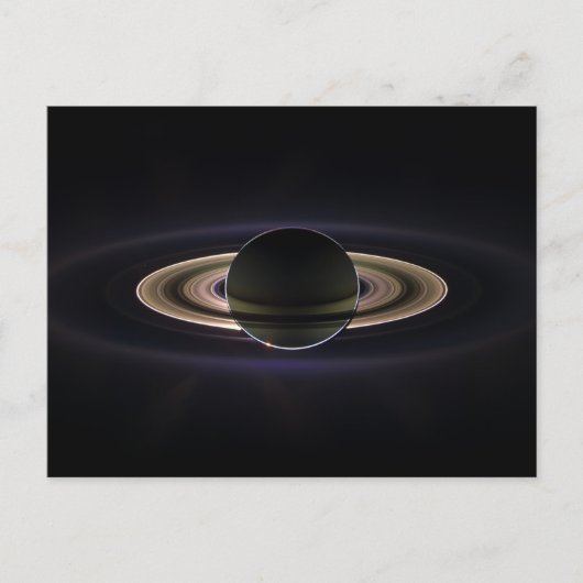 Saturn Eclipse Briefkaart (Voorkant)