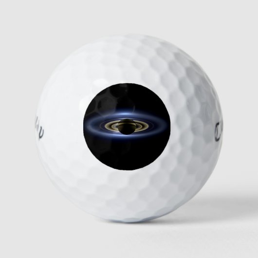 Saturn Eclipsed the Sun from Cassini Orbiter Golfballen (Voorkant)