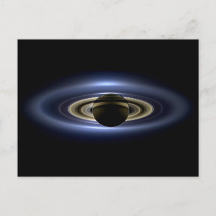 Saturn Eclipsed the Sun van Cassini Orbiter Briefkaart