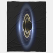 Saturn Eclipsed the Sun van Cassini Orbiter Fleece Deken (Voorkant)