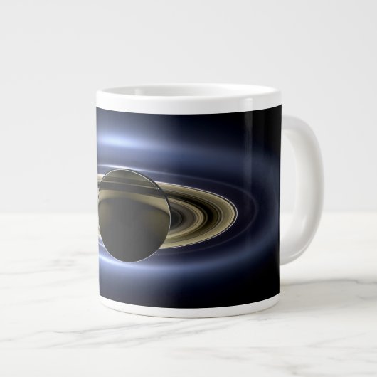 Saturn Eclipsed the Sun van Cassini Orbiter Grote Koffiekop (Voorkant rechts)